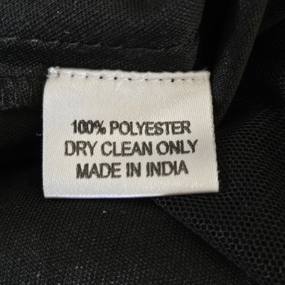 Vintage‎ Collection Black Skirt with Colorful Embroidery - Picture 12 of 13